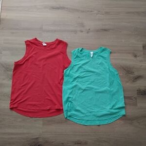 DSG Red and Green Kids Tank Tops